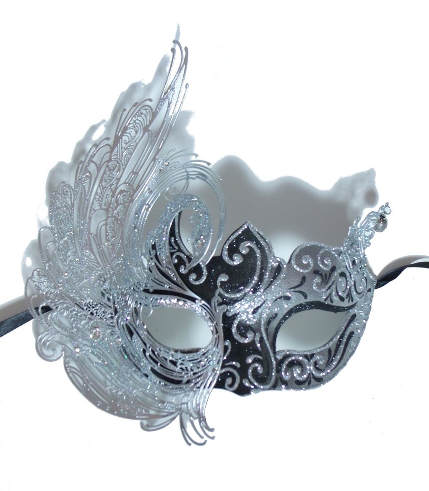 Silver Veian New Year S Masquerade Mask Mardi Gras