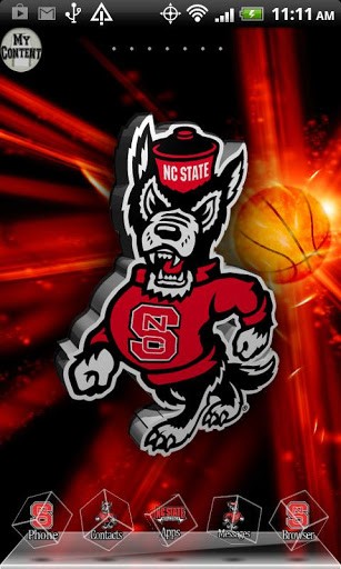 Bigger Nc State Wolfpack 3d Theme For Android Screenshot