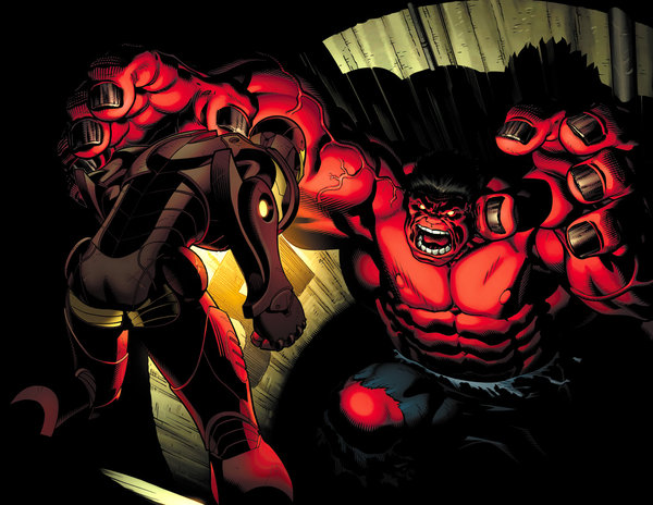 Red Hulk Smash By Edmcguinness