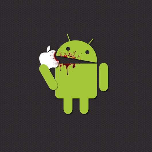 Android Vs Apple Funny Wallpaper For Fans Dzine360