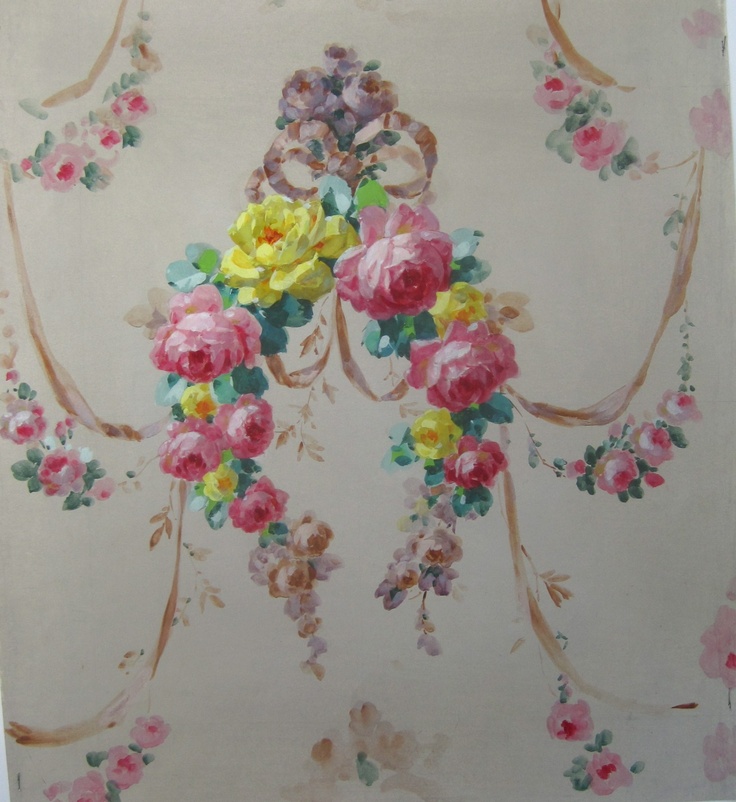 Vintage French Wallpaper Designs 19th Century