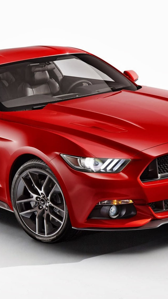 Ford Mustang Red Wallpaper iPhone