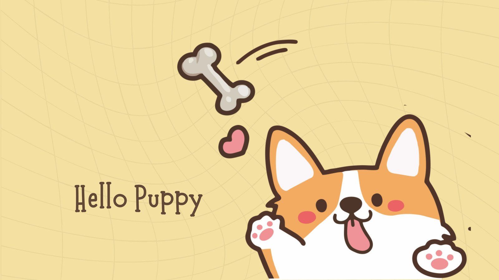 Puppy Aesthetic Wallpaper