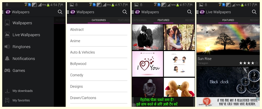Ringtones Hot Wallpaper With Android App