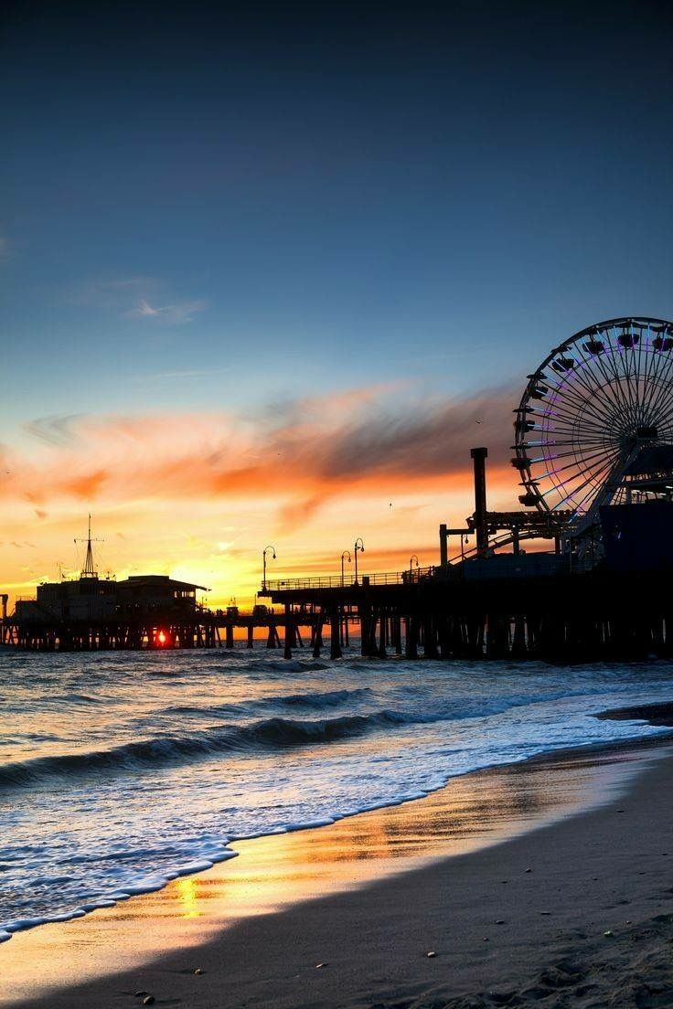 Santa Monica Pier Los Angeles California Abroad In