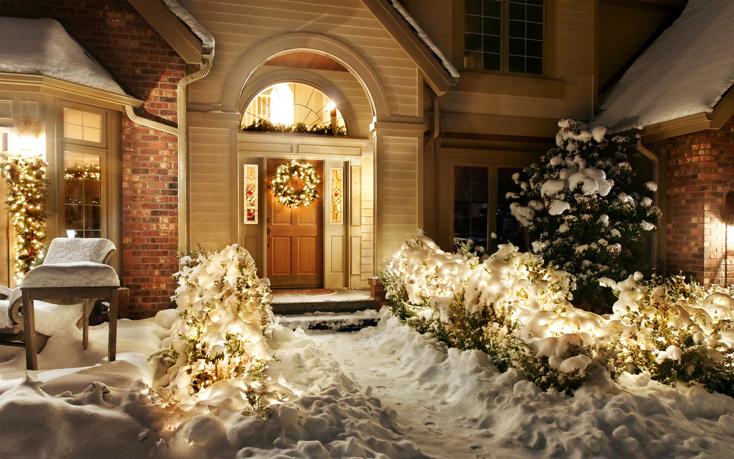 Christmas Snowy House Wallpaper Gallery Yopriceville High