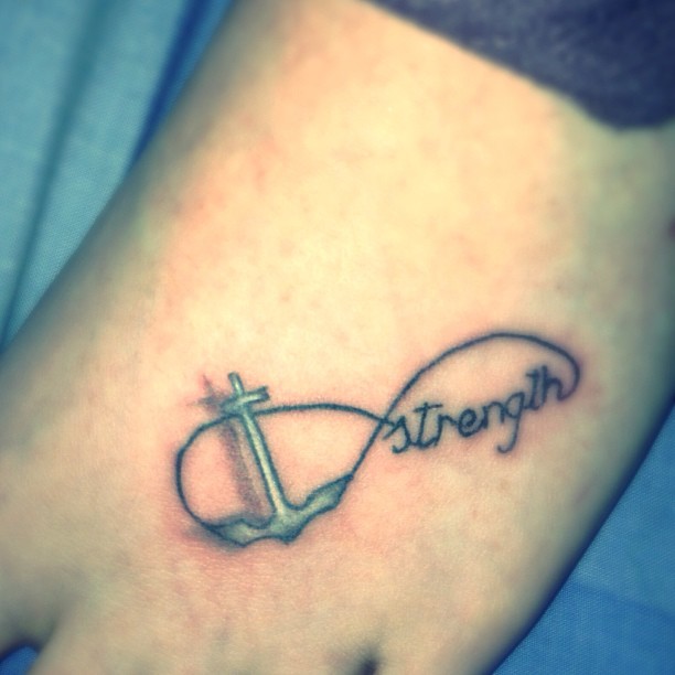 Anchor With Infinity Sign