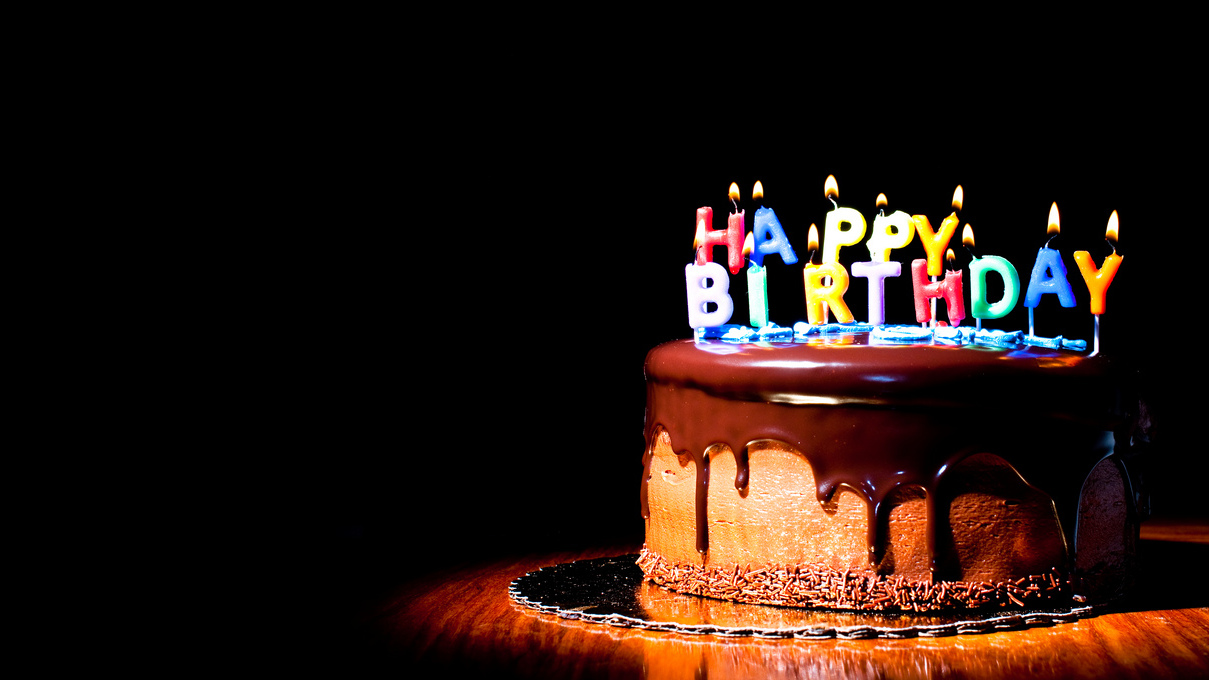 Happy Birthday Decoration Cake With Colorful Candles In Lights Bokeh  Background 4K 5K HD Happy Birthday Wallpapers | HD Wallpapers | ID #94818