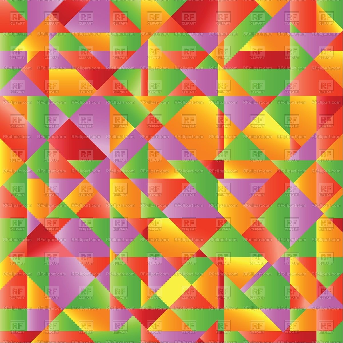 Abstract Colorful Kaleidoscopic Background Vector Stock Image Of