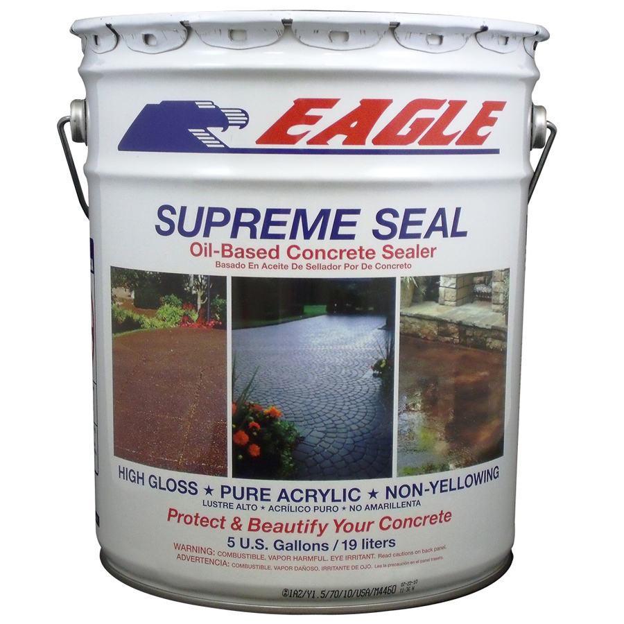 Shop Eagle Gallon Clear High Gloss Concrete Sealer At Lowes
