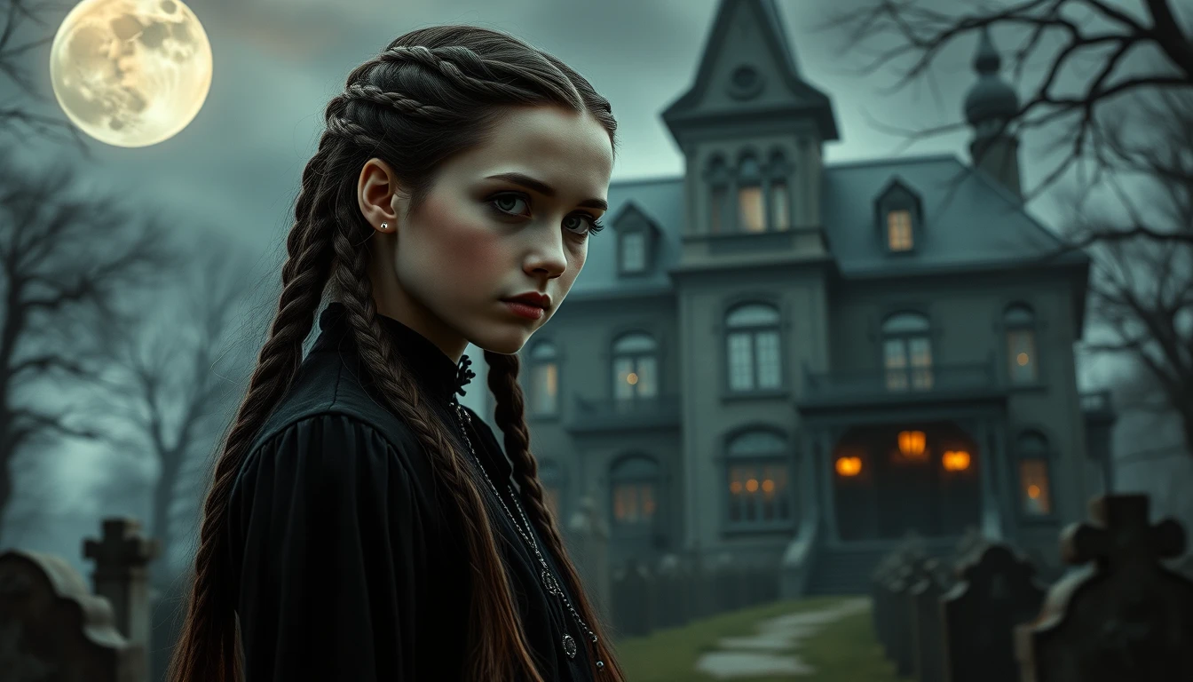 Wednesday Addams 4k Wallpaper