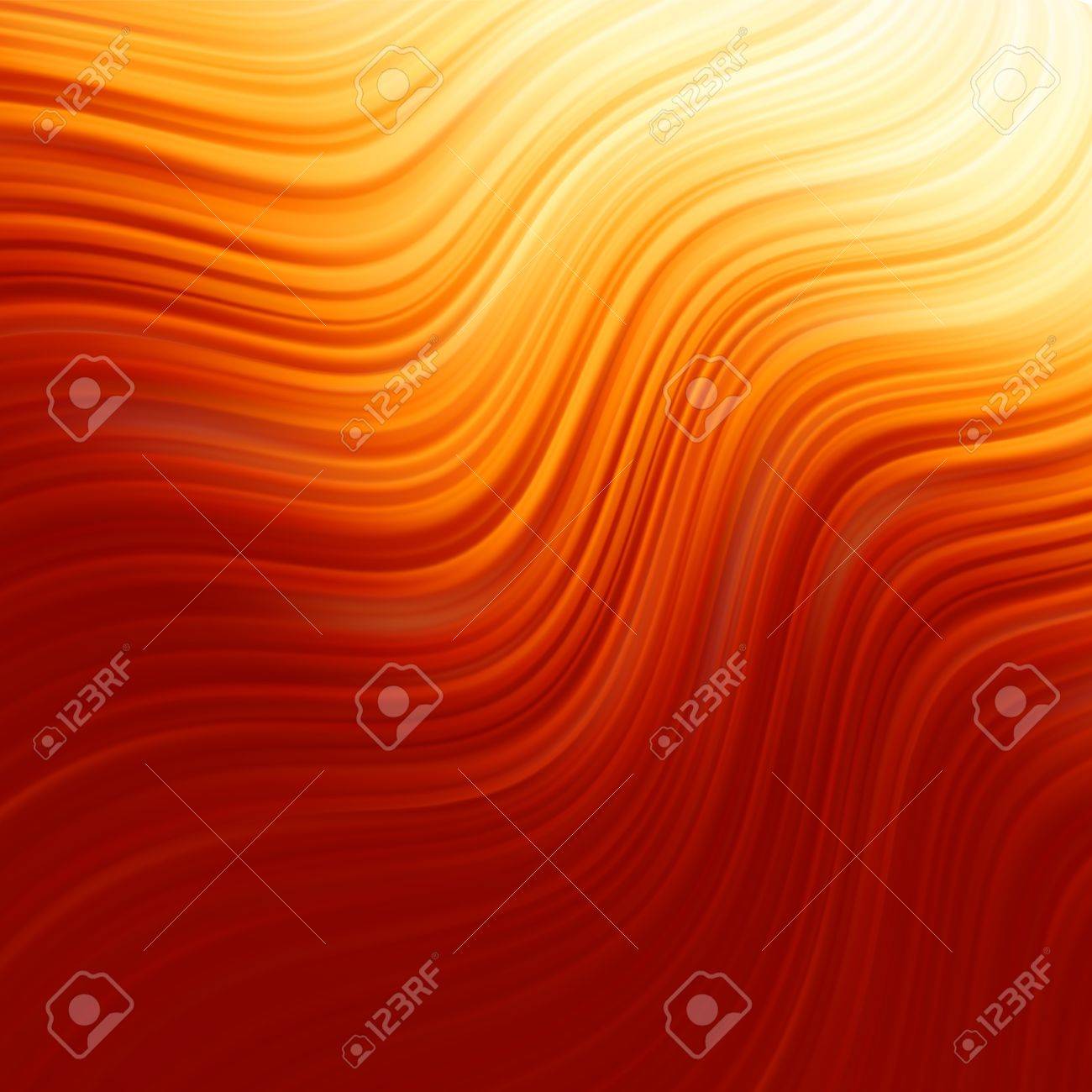 Abstract Glow Twist Background With Golden Flow Royalty
