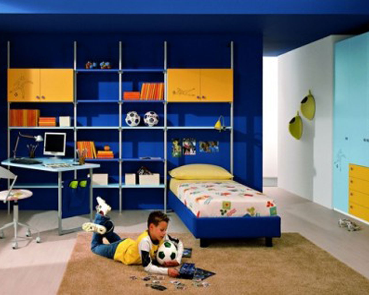 Boys bedroom ideas design wallpaper bedroom designs for children 2013 1280x1024