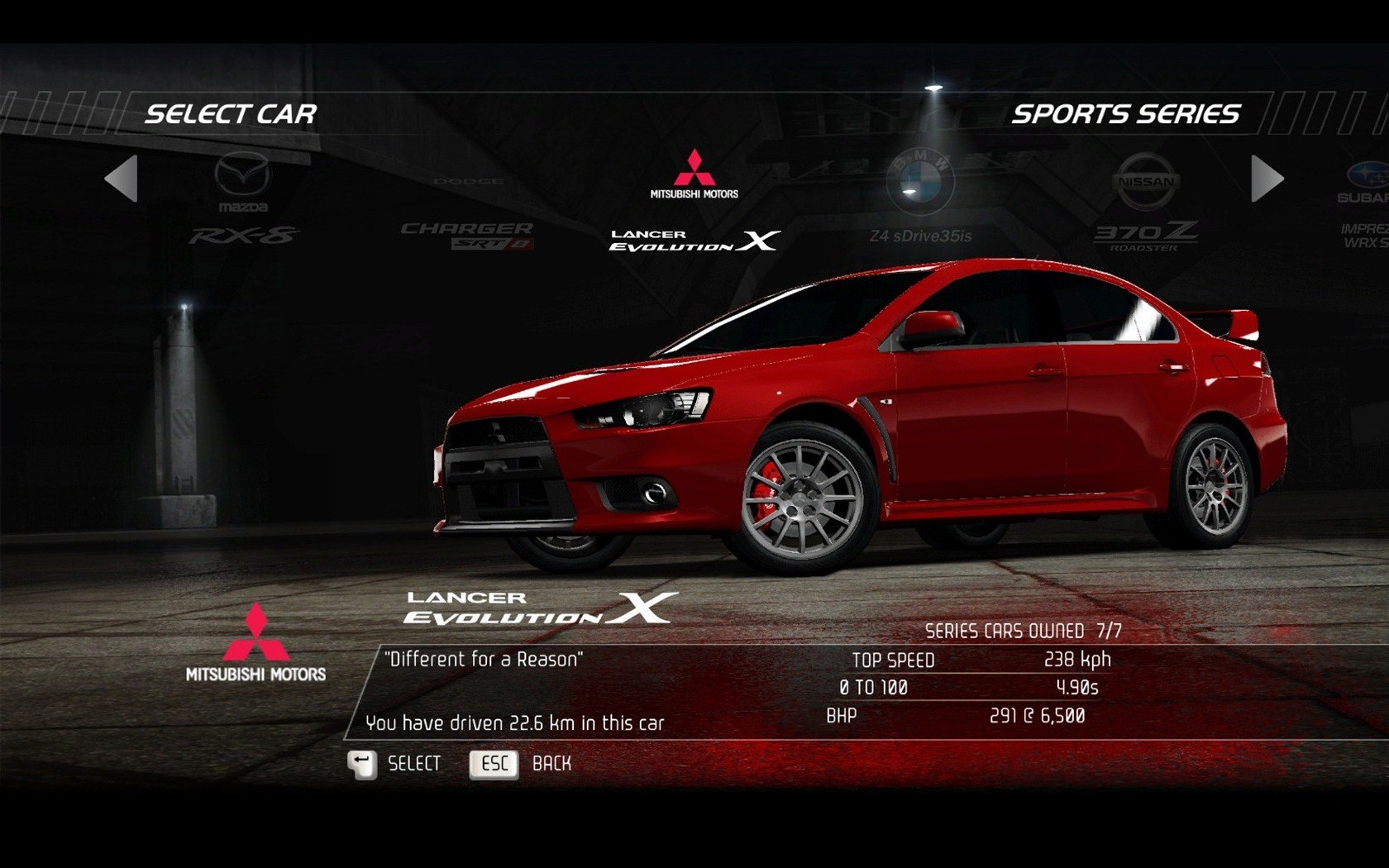 Lancer Need For Speed Hot Pursuit Evo X