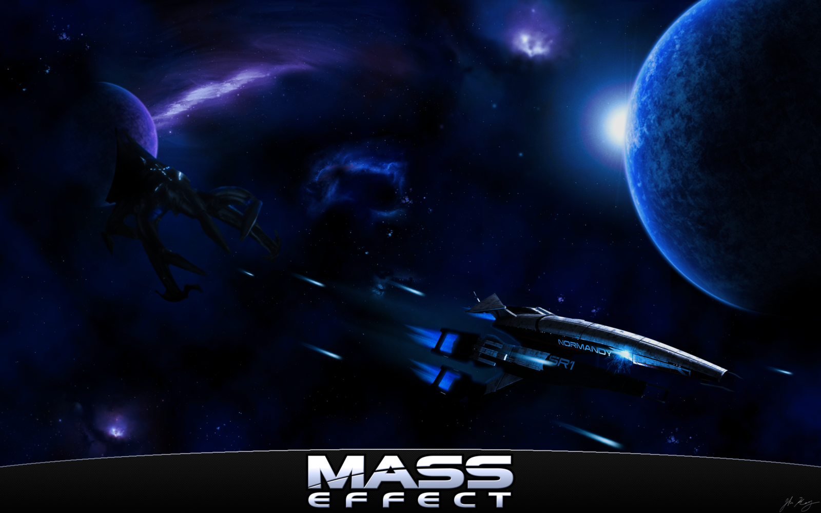 Mass Effect Normandy Escape By Jmkmets Fan Art Wallpaper Games