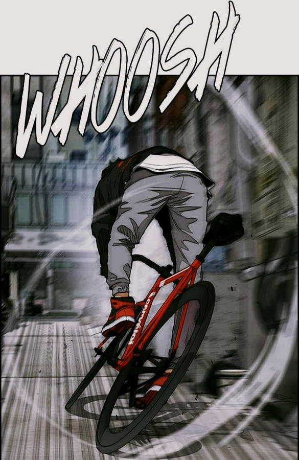 Wind Breaker Jay Jo Riding Bicycle Wallpaper