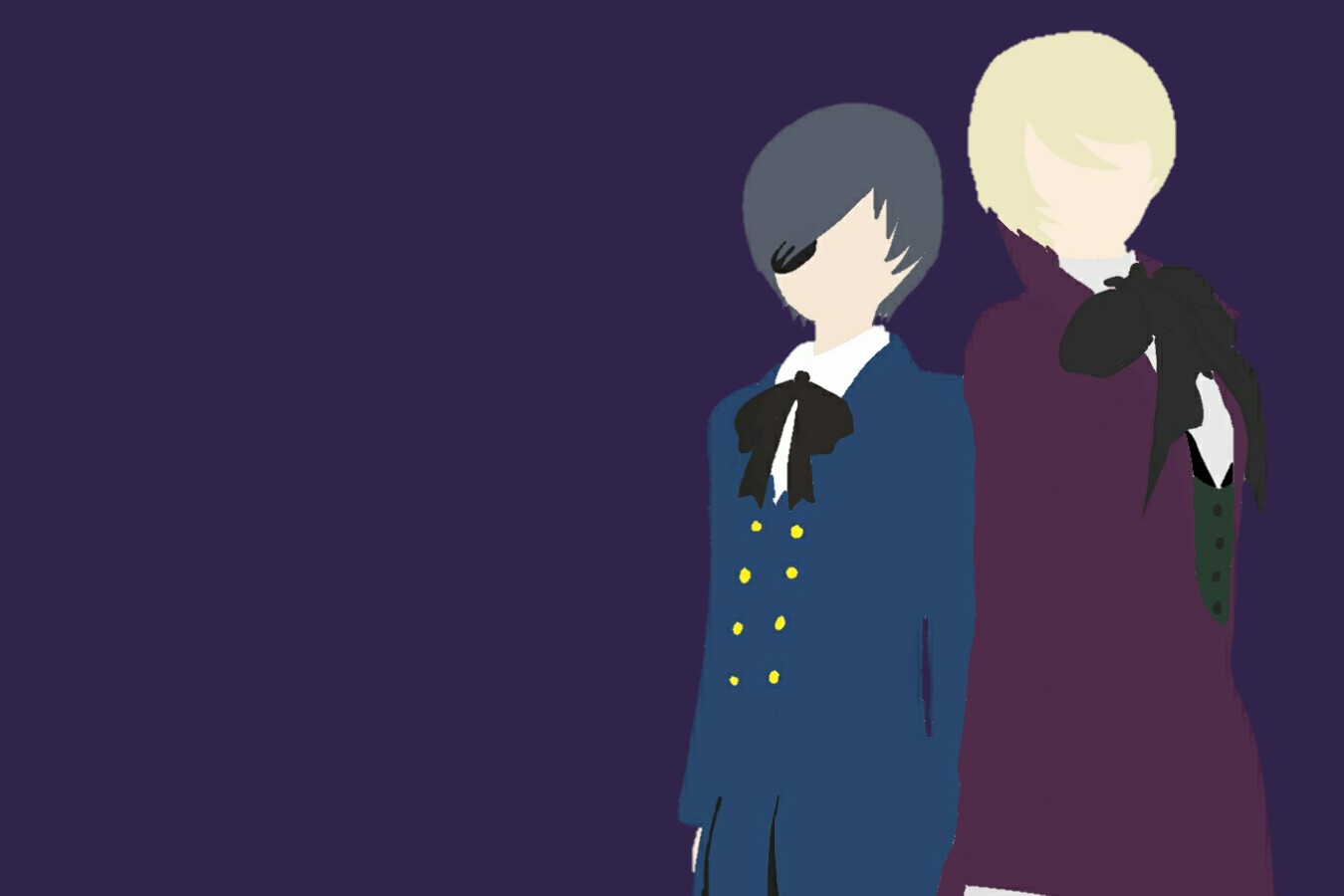 Black Butler Background Wallpaper By Crybabykathi On