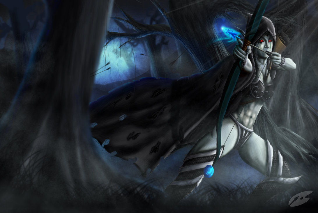 Drow Ranger S Hunting Time By 2neien3