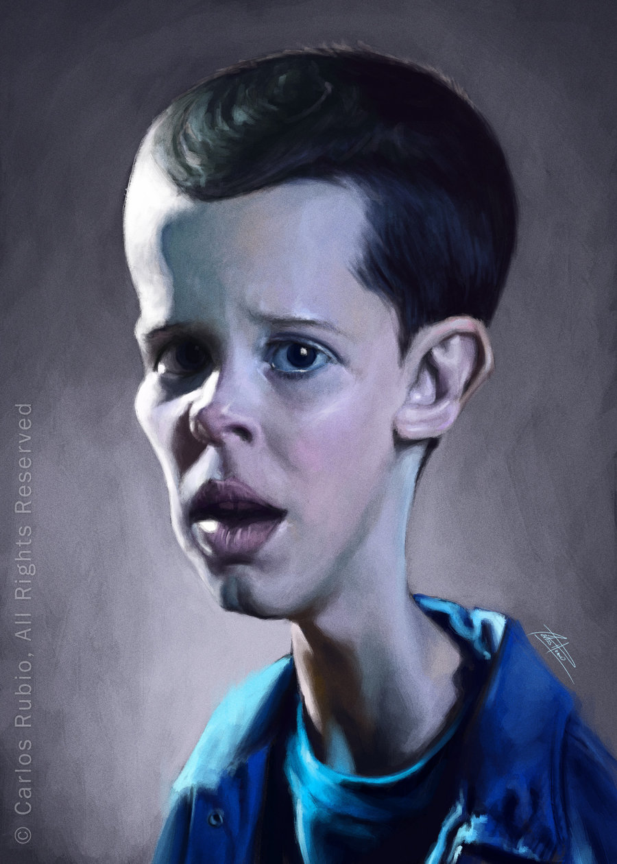 Eleven from Stranger Things by CarlosRubio 900x1260