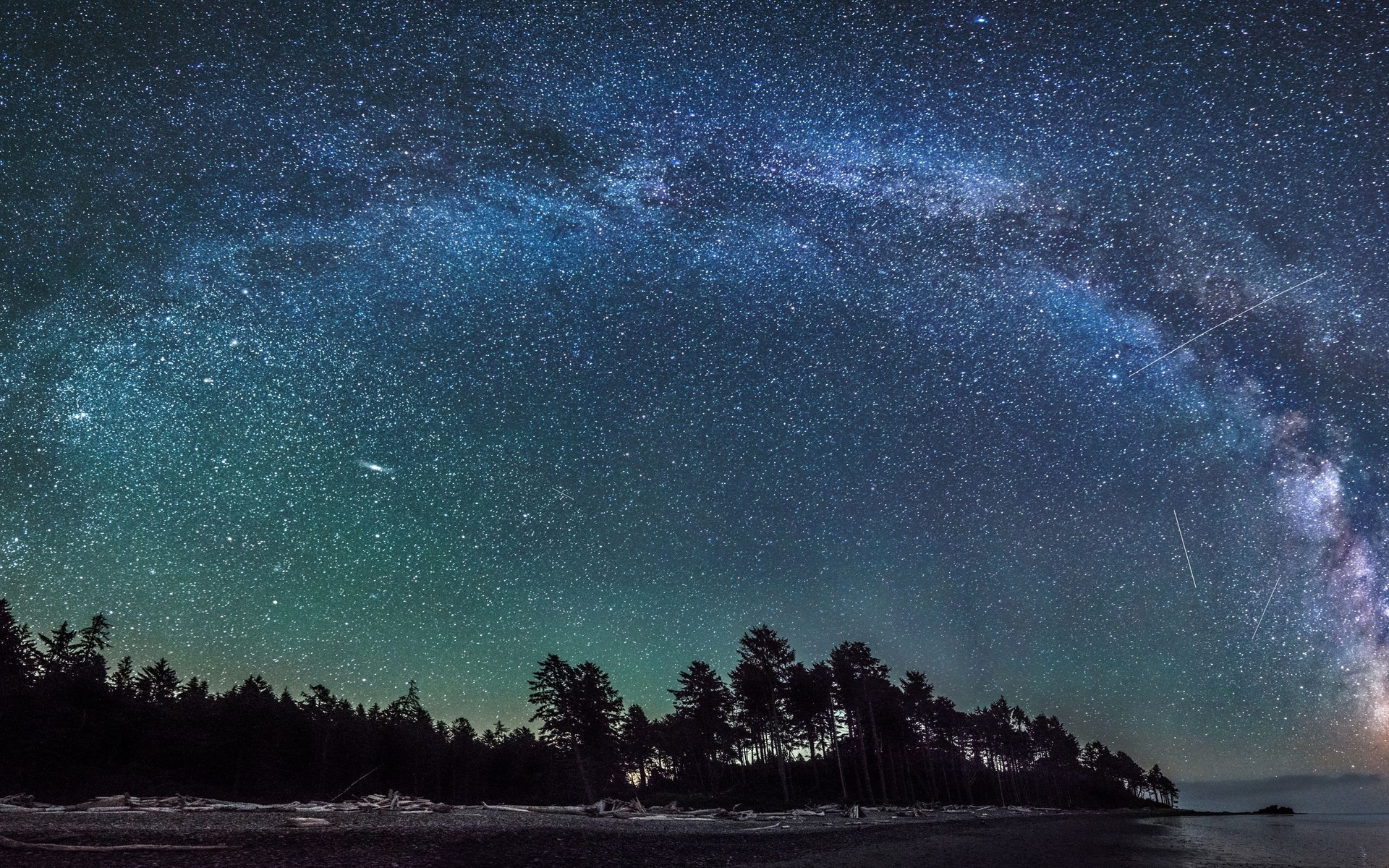 Sci Fi Galaxy Landscape Scenic Stars Star Space Wallpaper