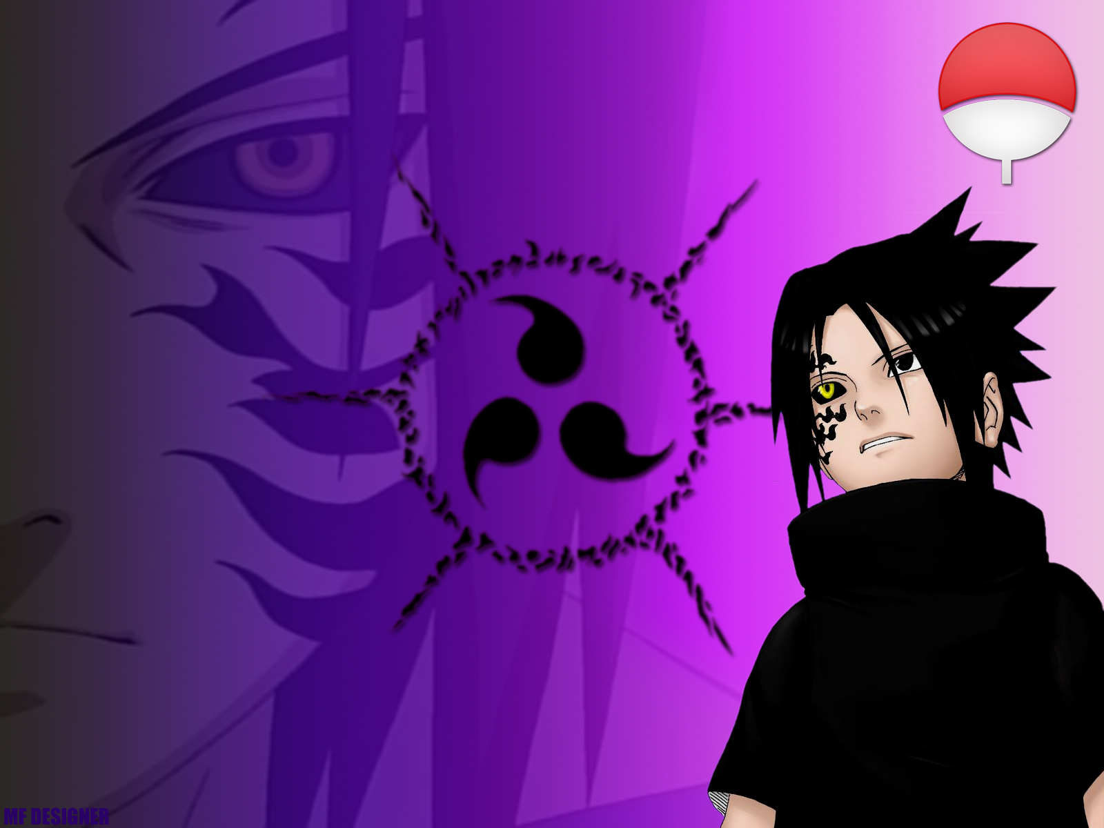 Sasuke Naruto Puter Wallpaper ImageBankbiz 1600x1200