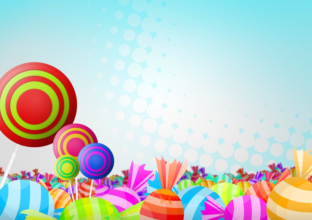 Best Colorful Candy Land Wallpaper Image