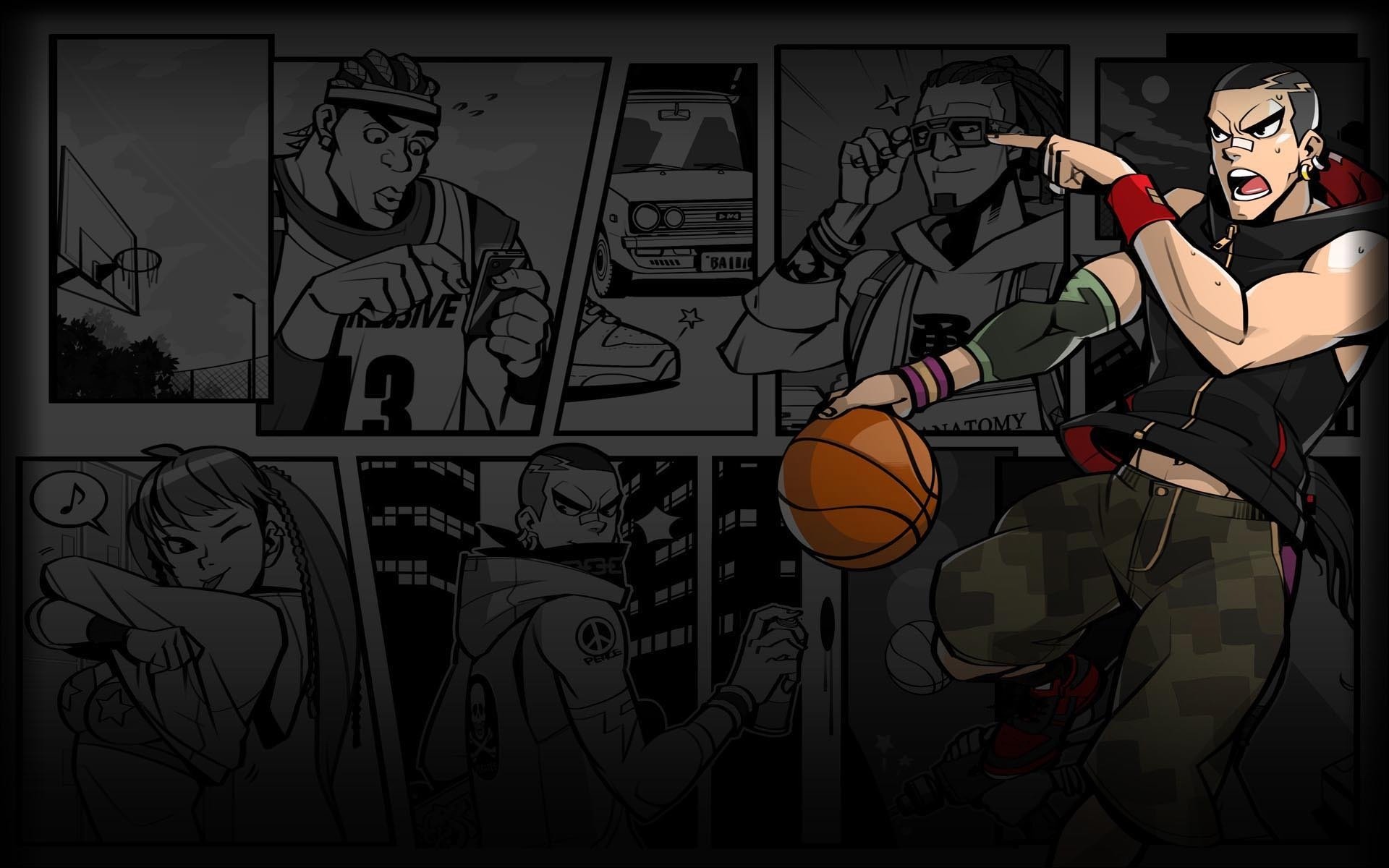 Style2 Street Basketball HD Wallpaper Background Image