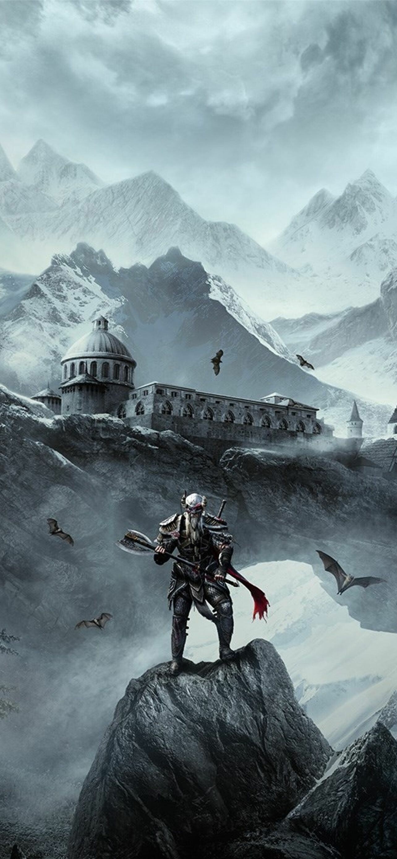 Phone HD Skyrim Background Wallpaper