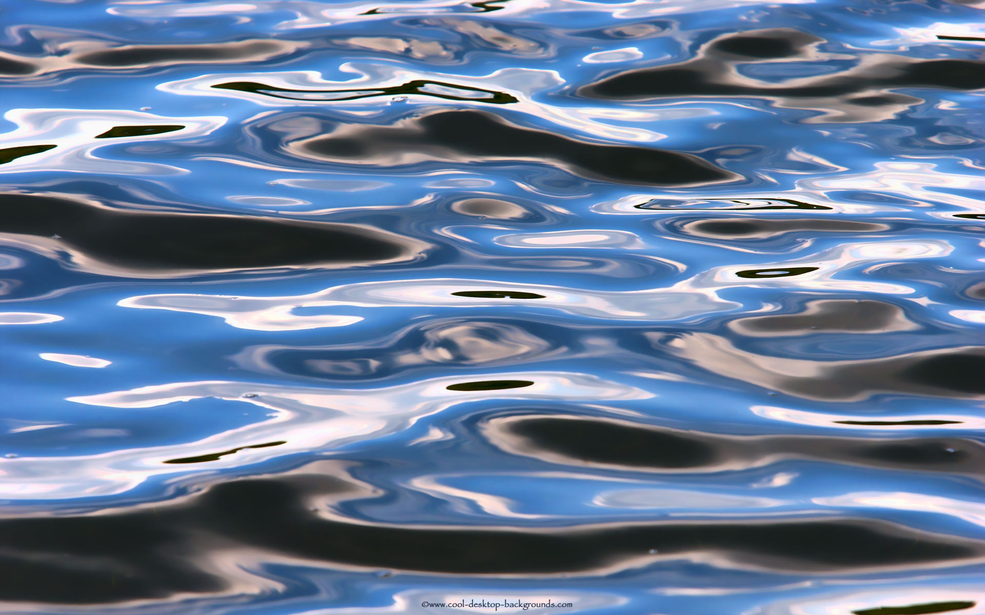 Desktop Background Of Gentle Water Ripples On A Lake