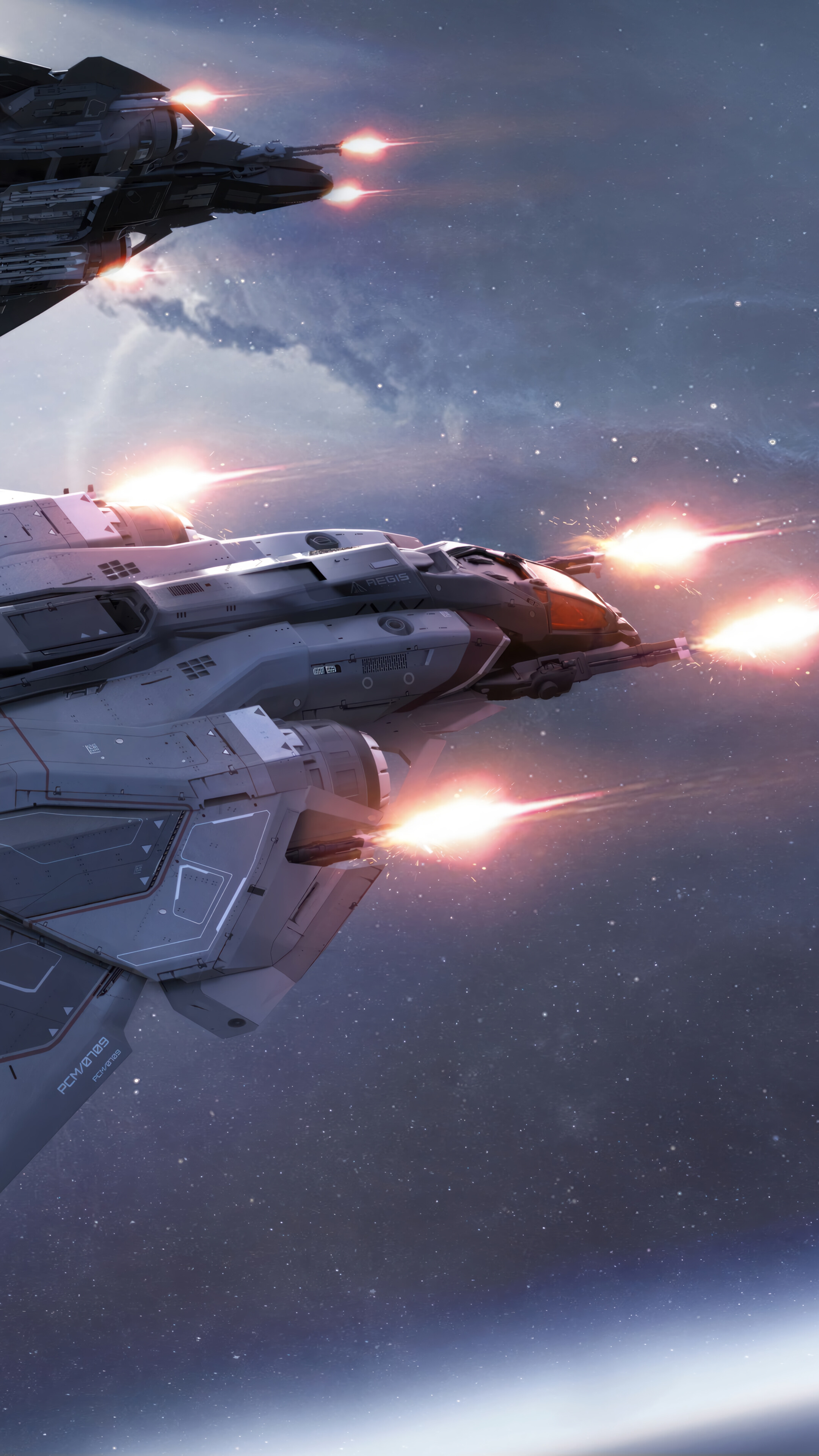 Star Citizen Space Fighter Ship 4k Wallpaper