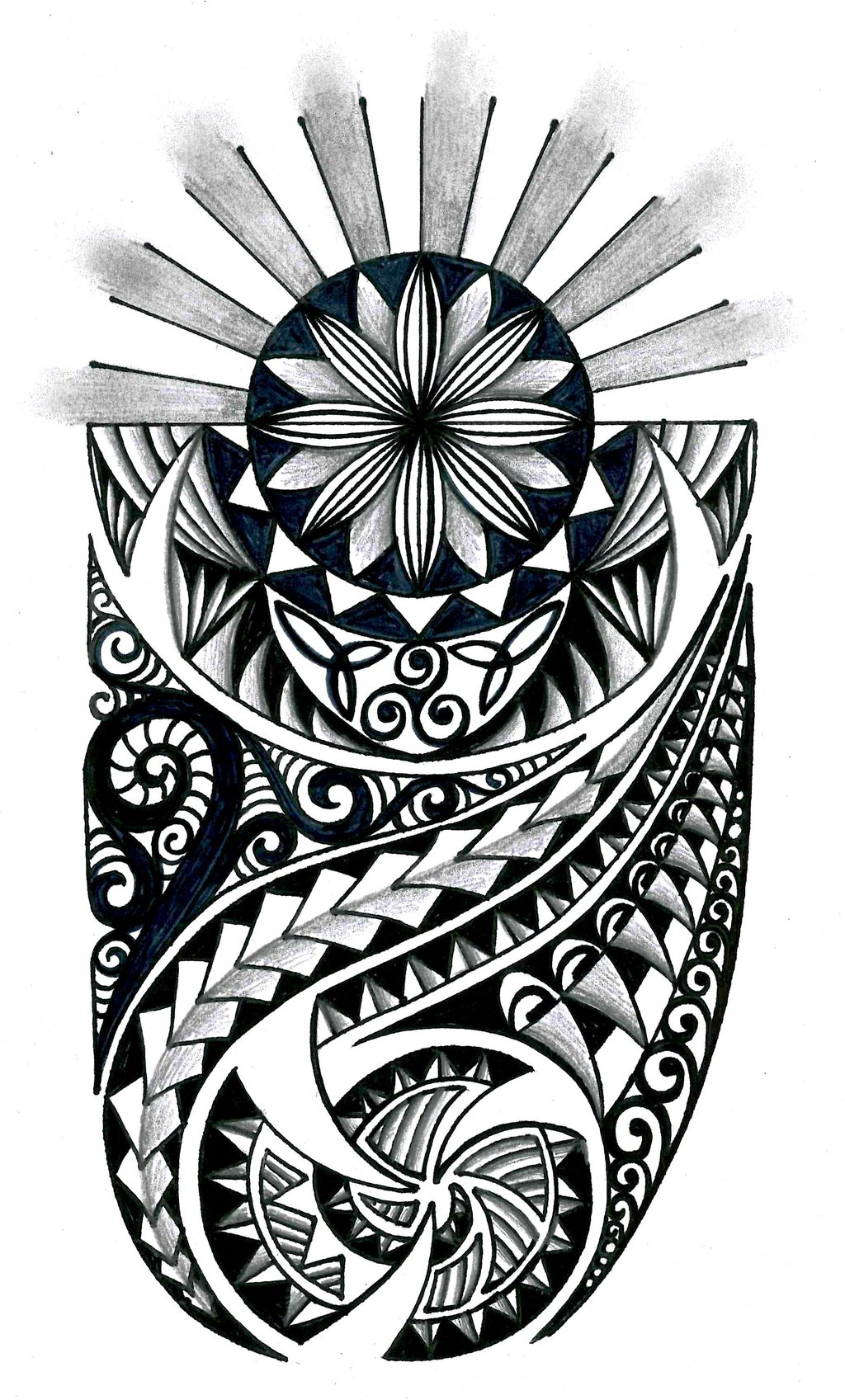 Polynesian Tribal Design With Celtic Elements By Thehoundofulster On