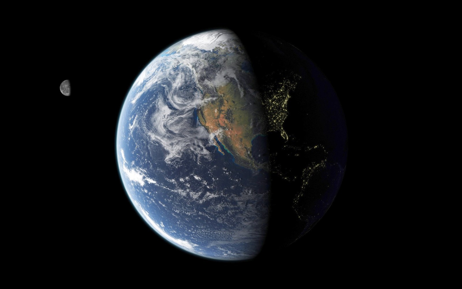 47+ Earth at Night Desktop Wallpaper on WallpaperSafari