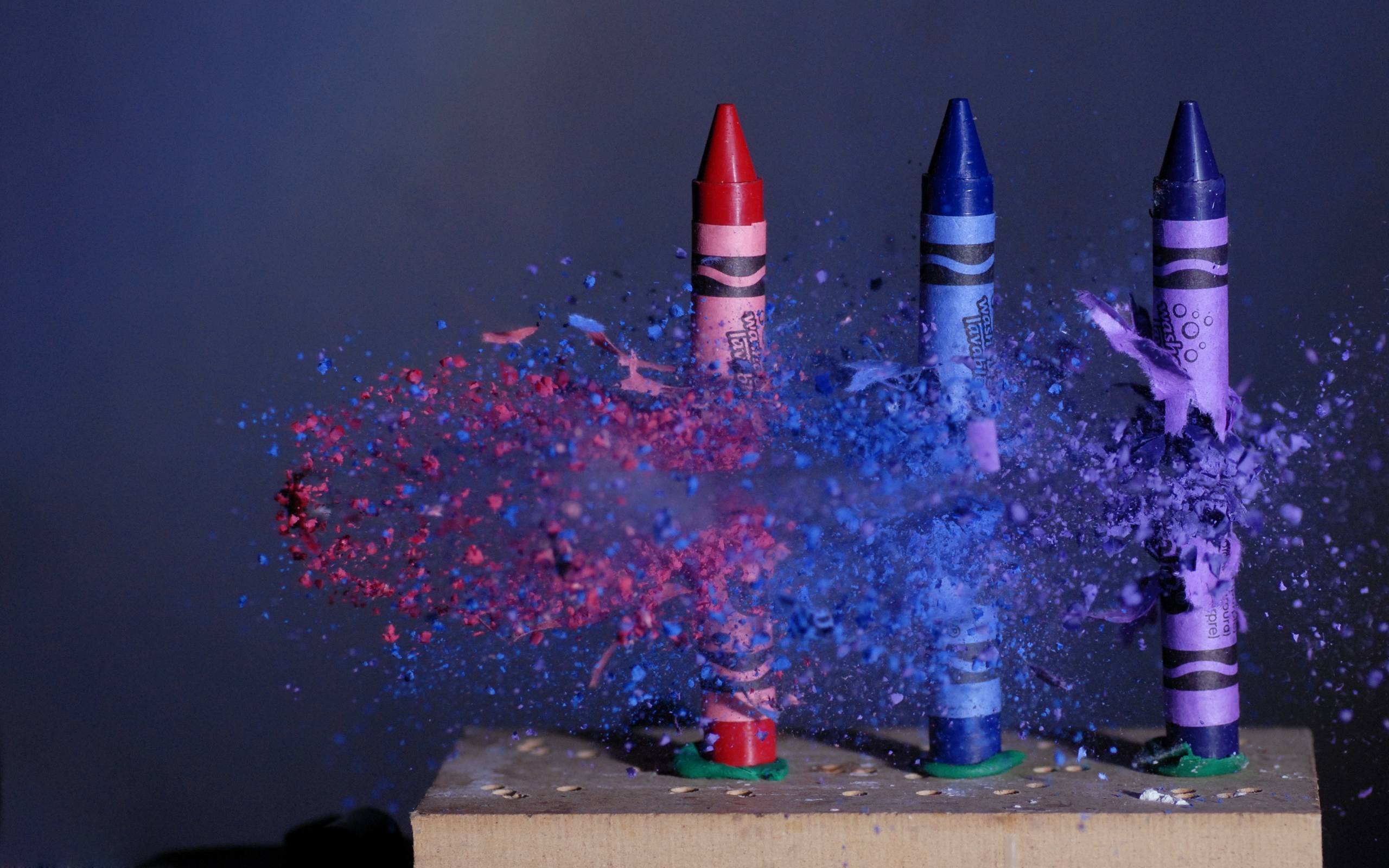 Purple Crayon Crayons Wallpaper