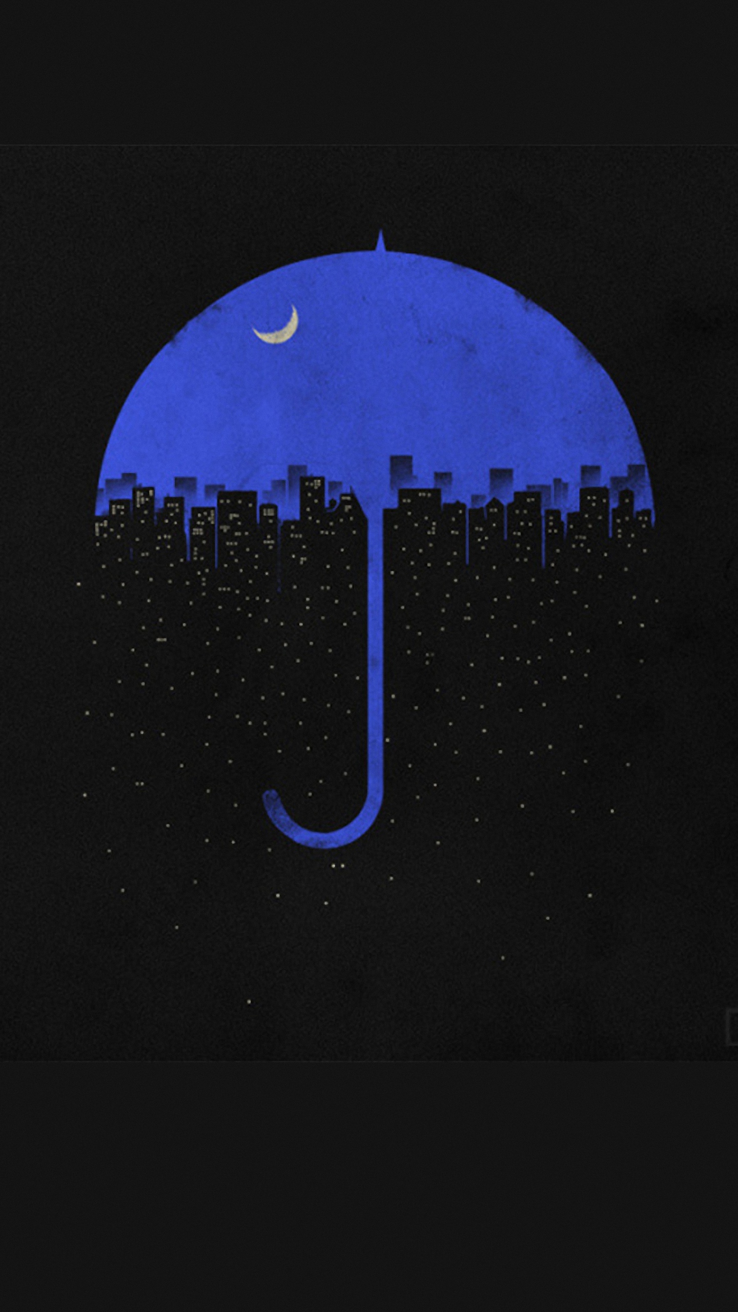 Lg G4 HD Night Umbrella City Wallpaper