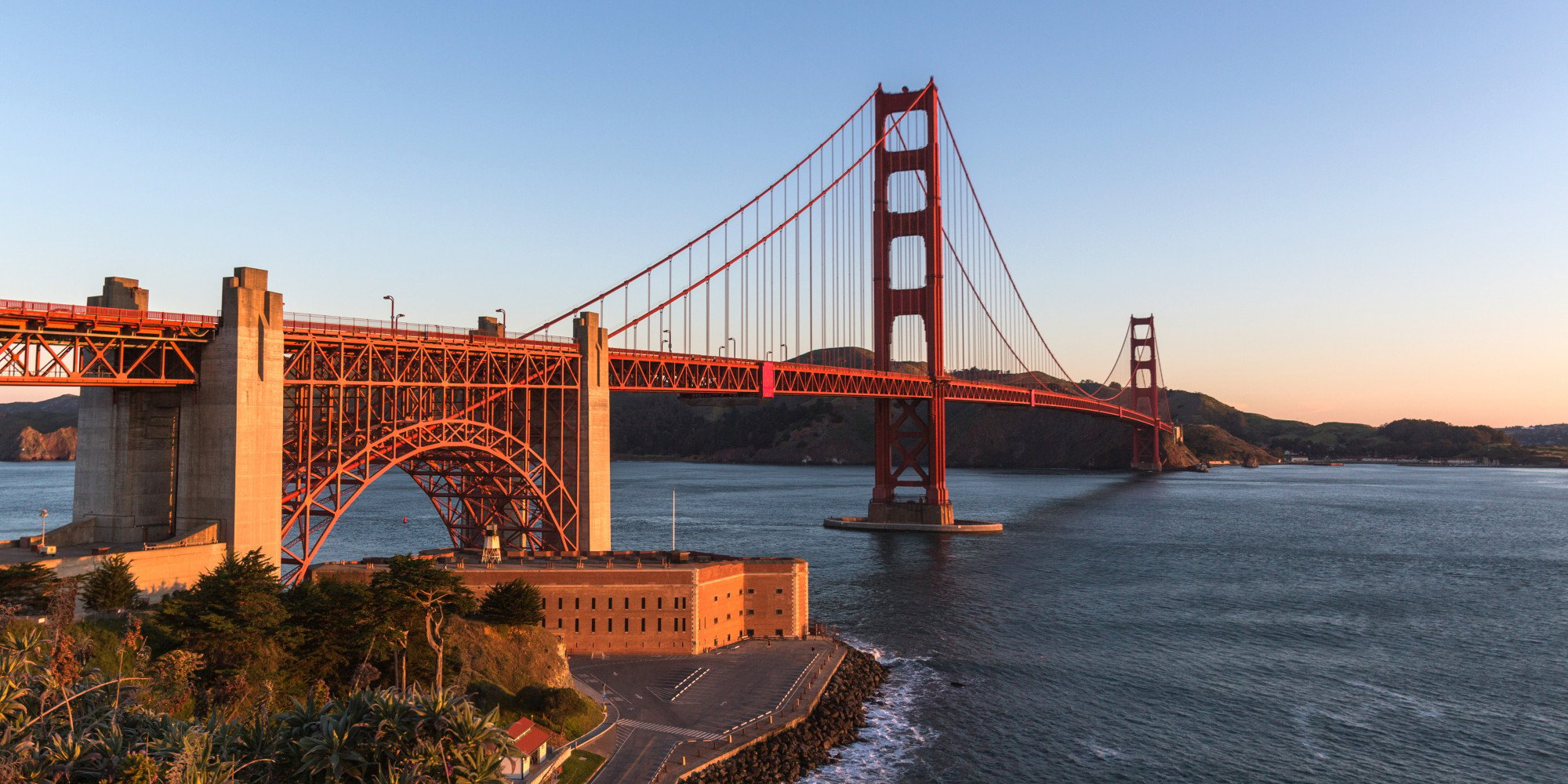 The Golden Gate Bridge Wallpaper for Desktop 2000x1000