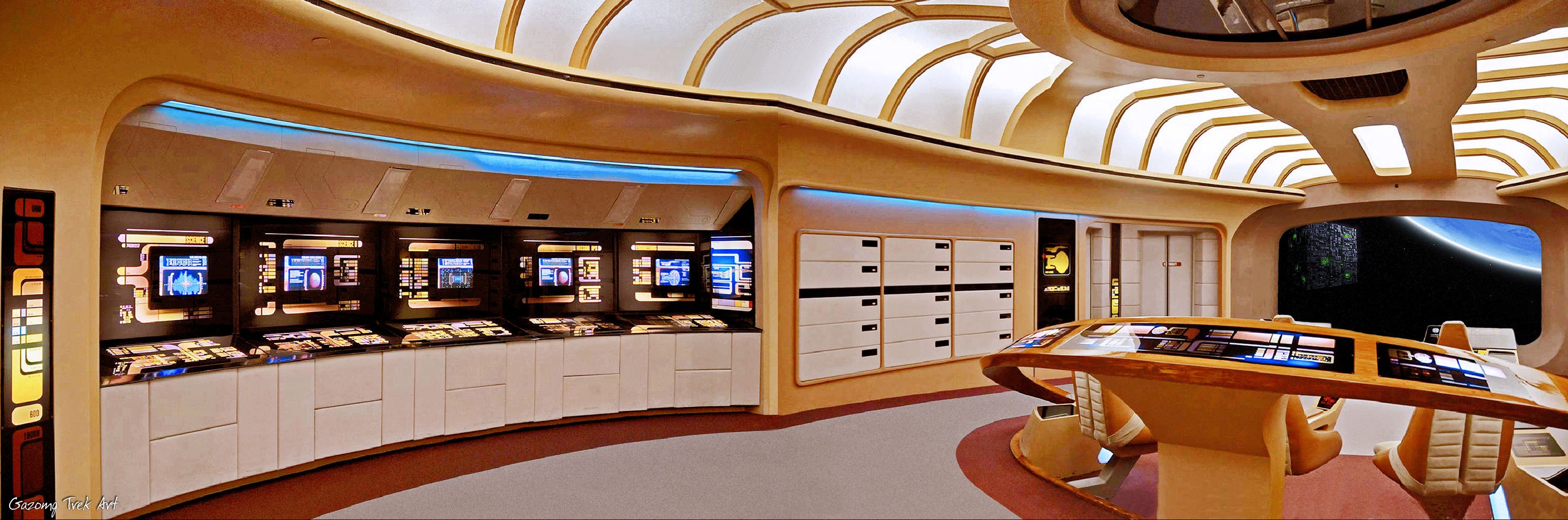 Star Trek Bridge Wallpaper Top