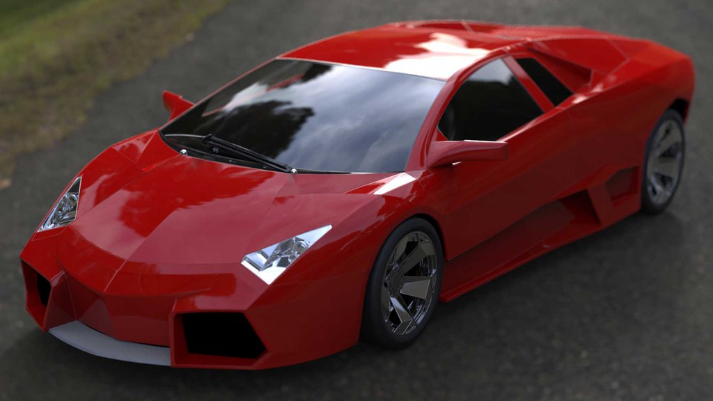 Lamborghini Reventon Red By Naklac