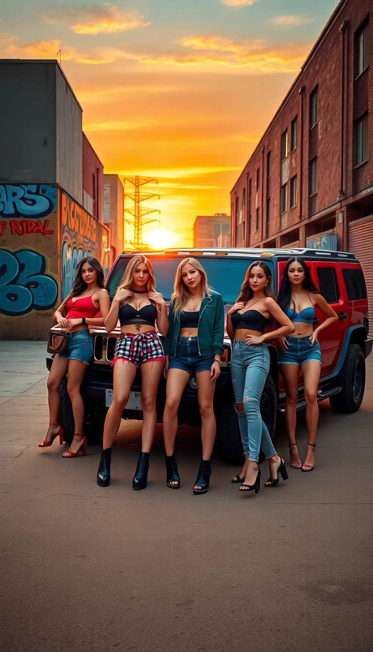Girls Hummers Wallpaper