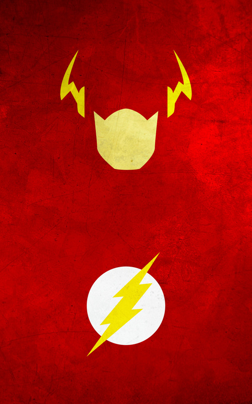 Minimalist Superhero iPhone Wallpaper