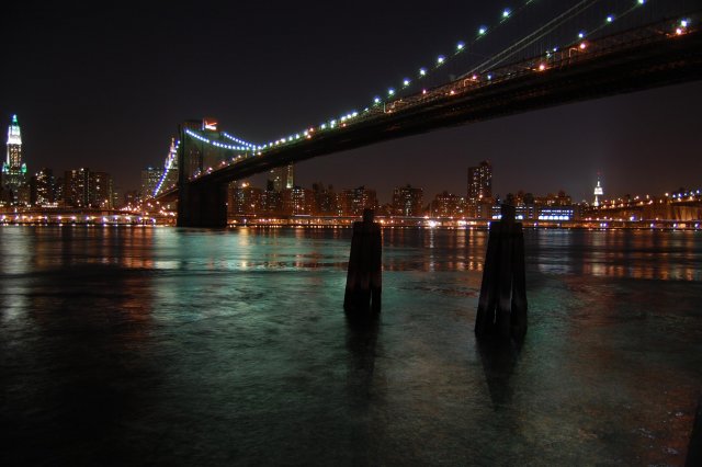 Brooklyn Bridge And Manhattan Desktop Wallpaper