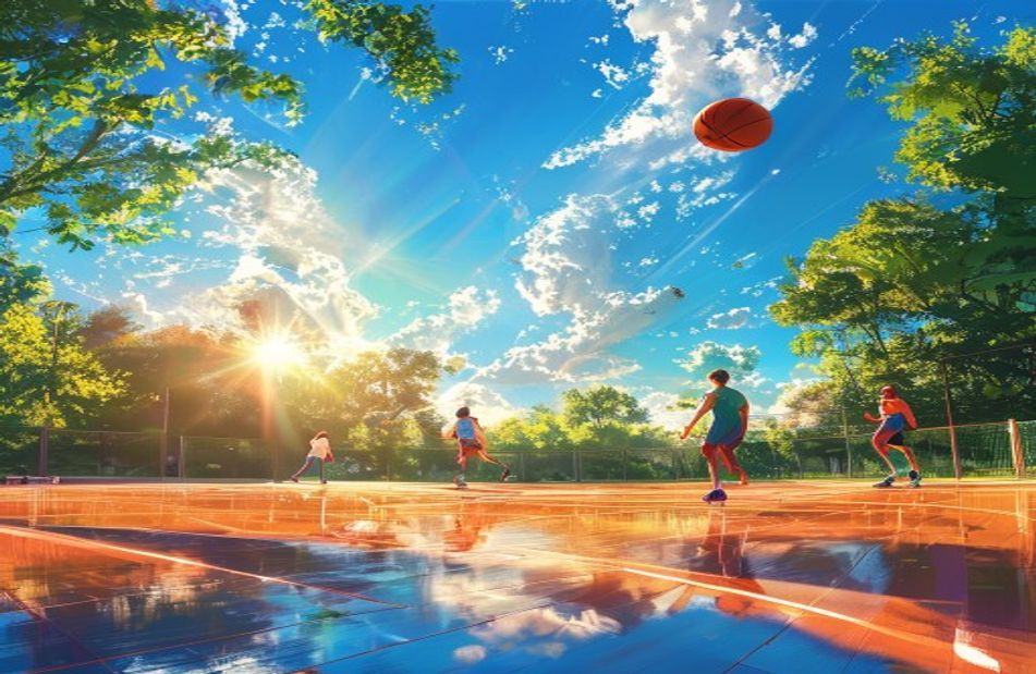 Basketball Court Wallpaper Hd