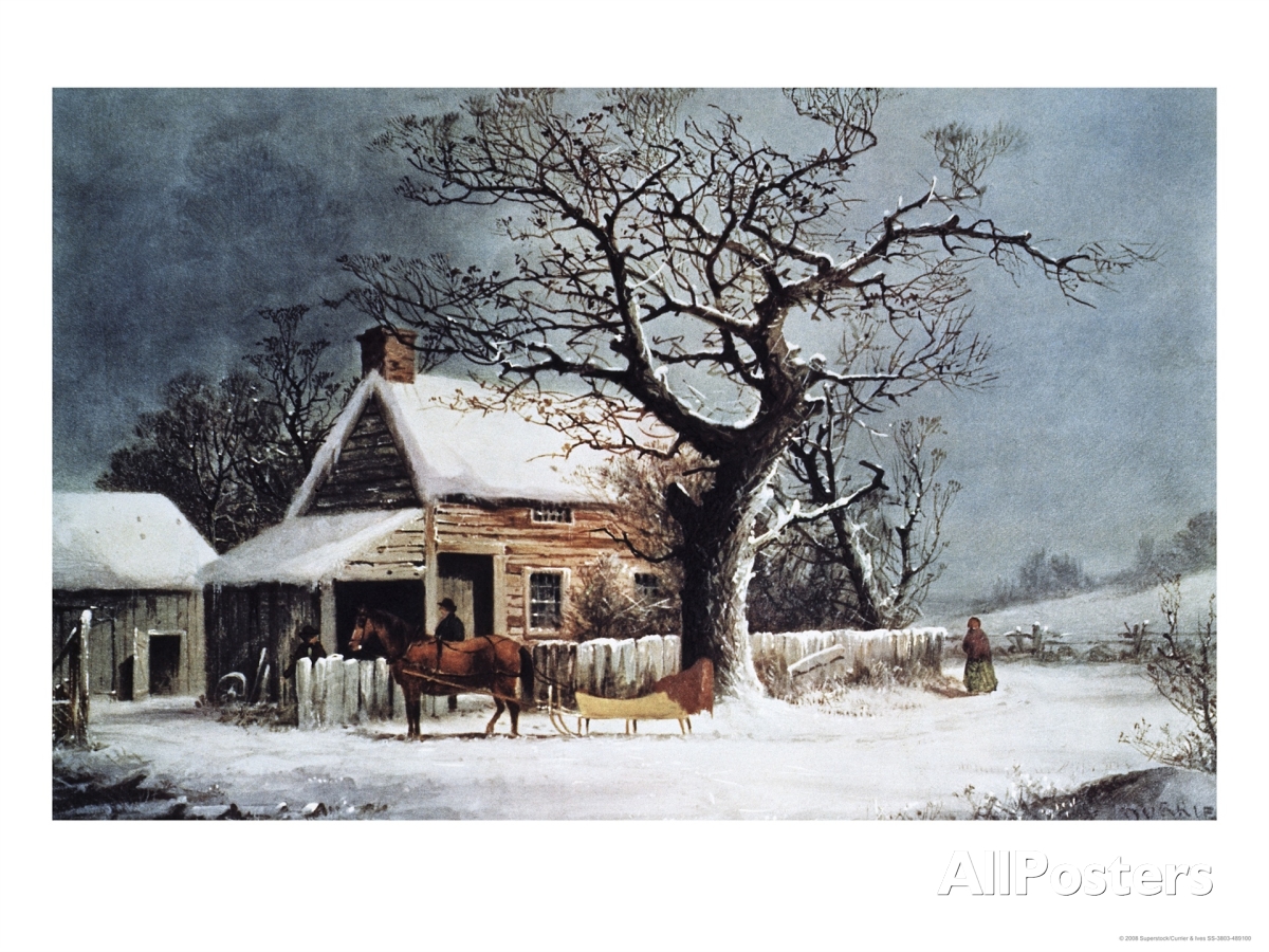 Currier And Ives Christmas Wallpaper Car Tuning