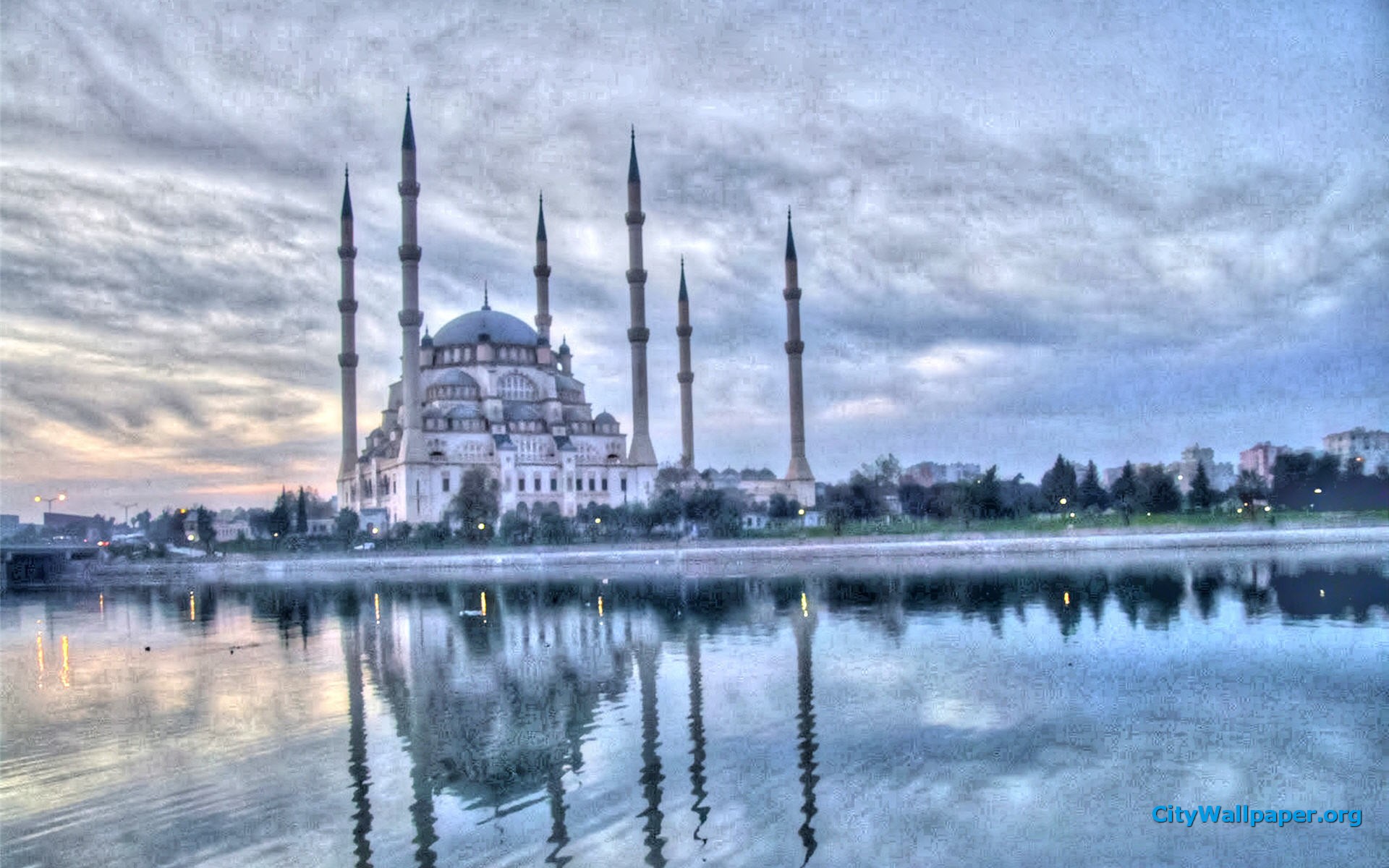 Blue Mosque Background Turkey Wallpaper