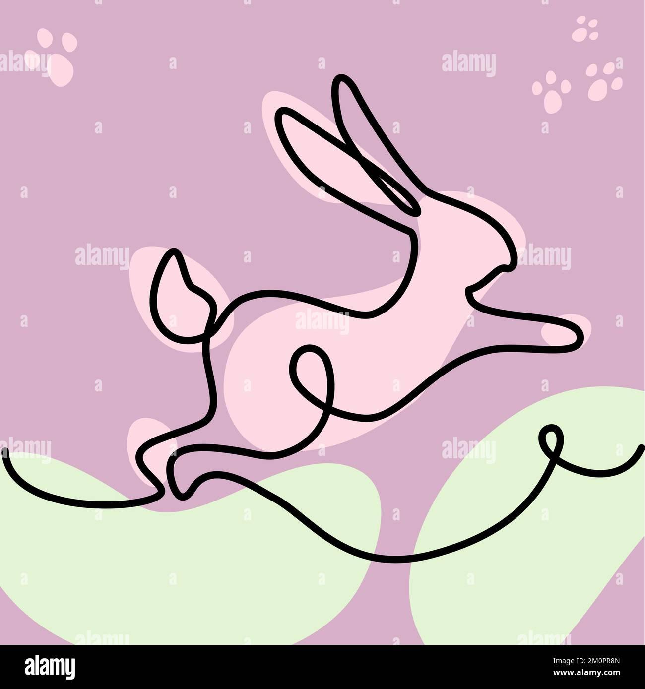 Jumping Bunny As The Symbol Of Year According To Chinese
