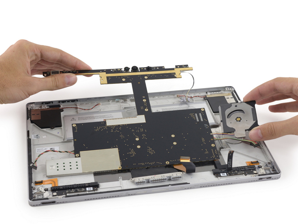 Surface Book Teardown A Look Inside Of The Laptop Shows It S Almost