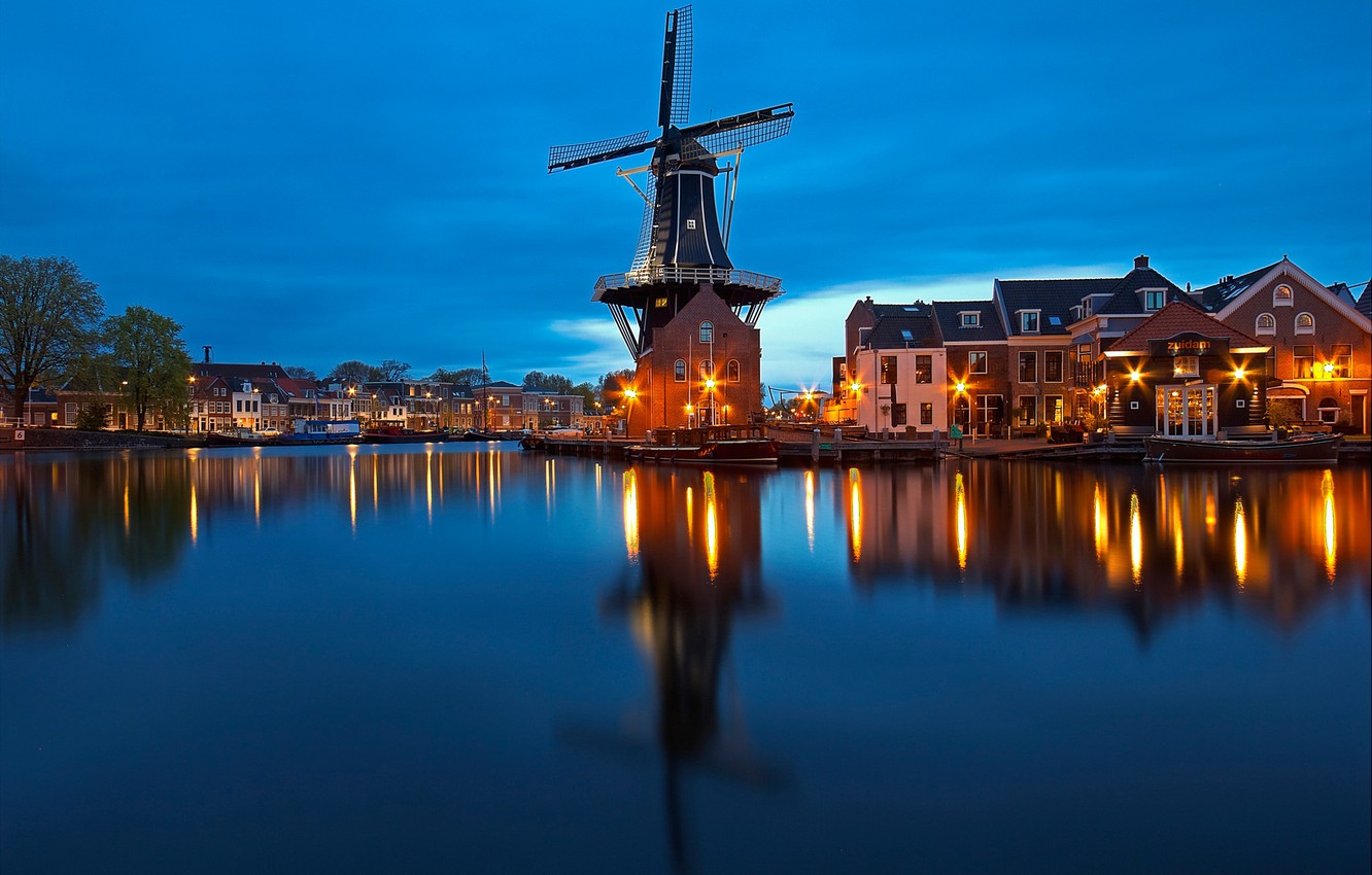 Wallpaper Lights Home Herlands Weymouth Windmill Haarlem