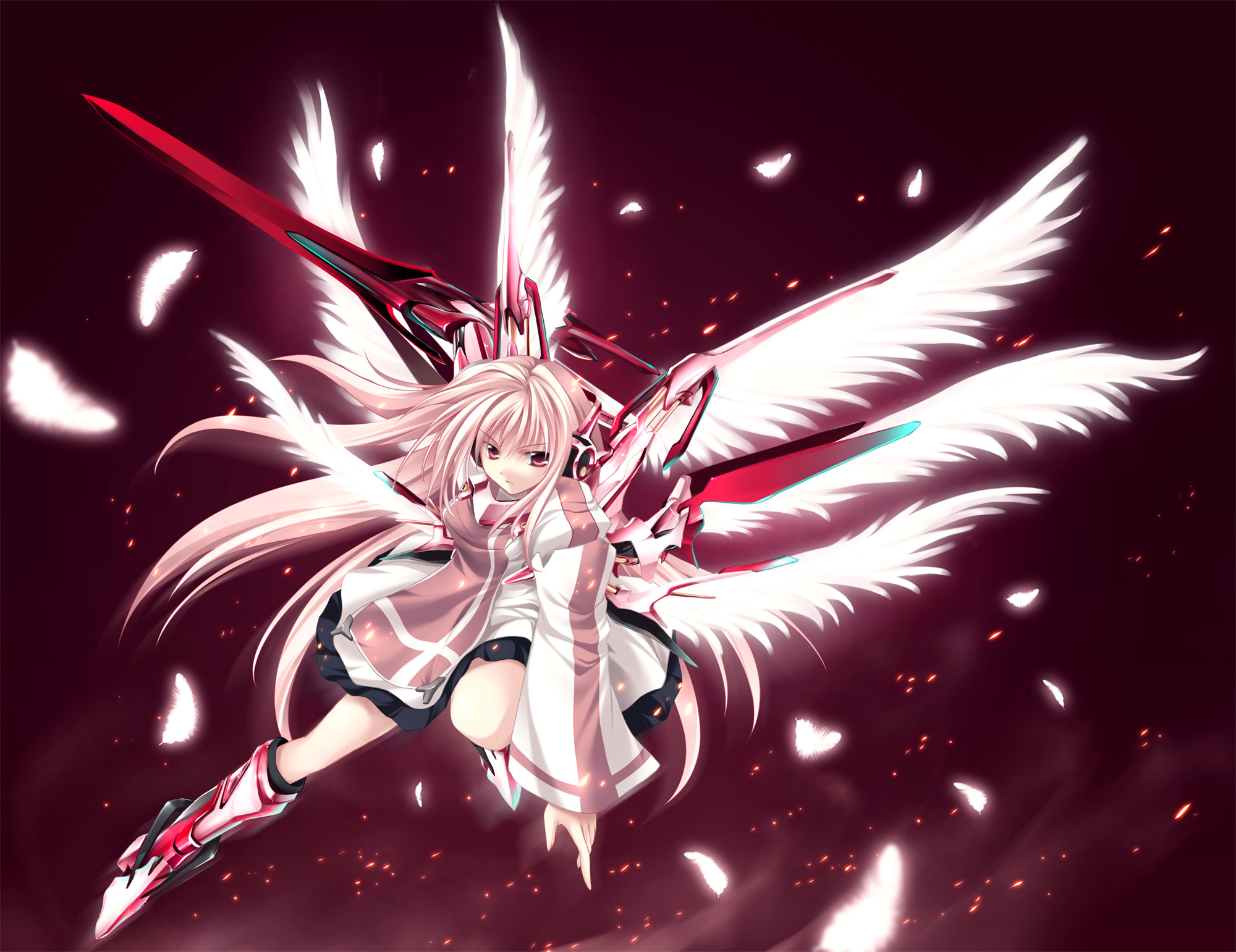 Anime Angel Wings Wallpaper Background Image Art Photos