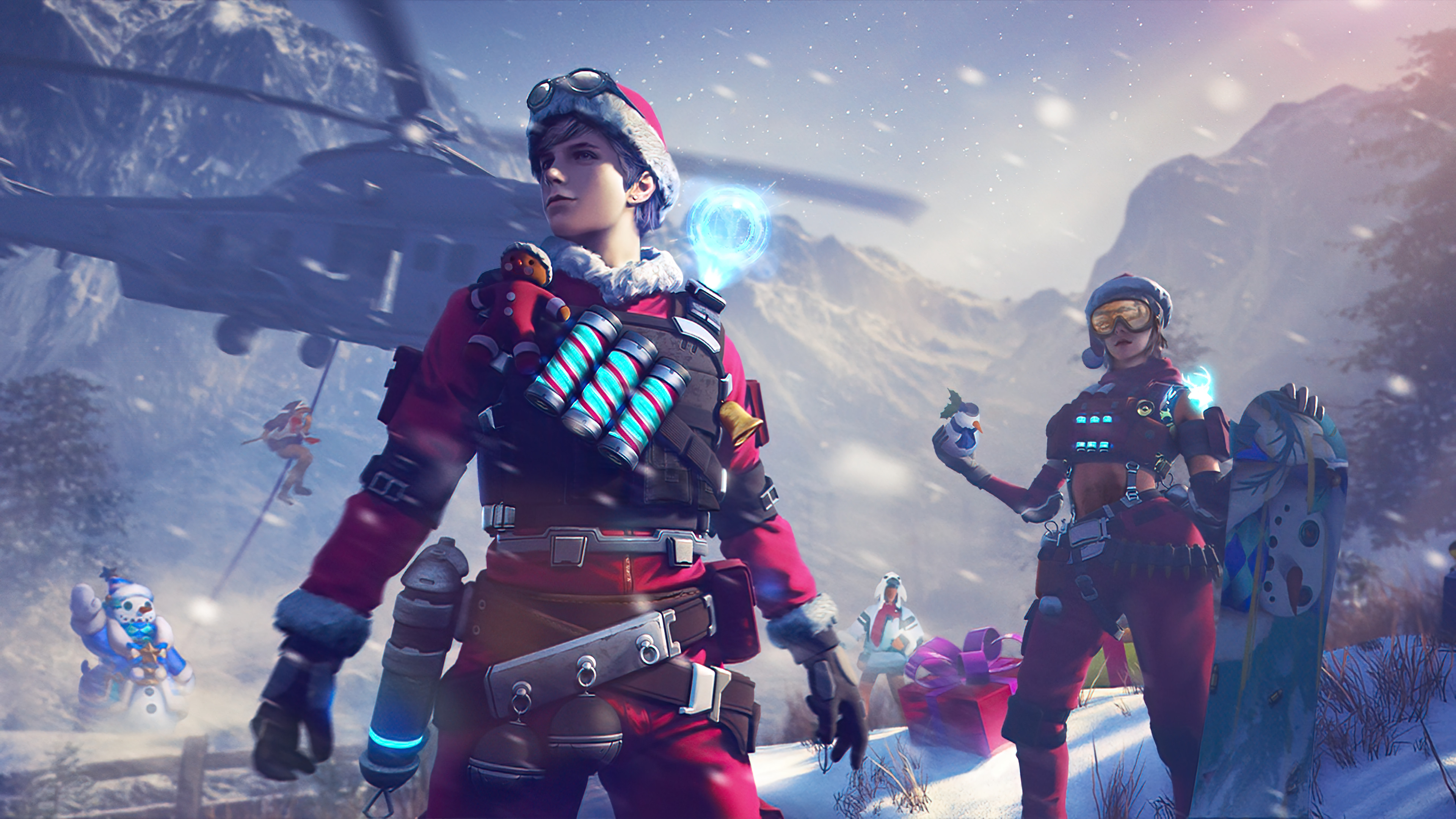 Garena Fire Winter 4k Wallpaper