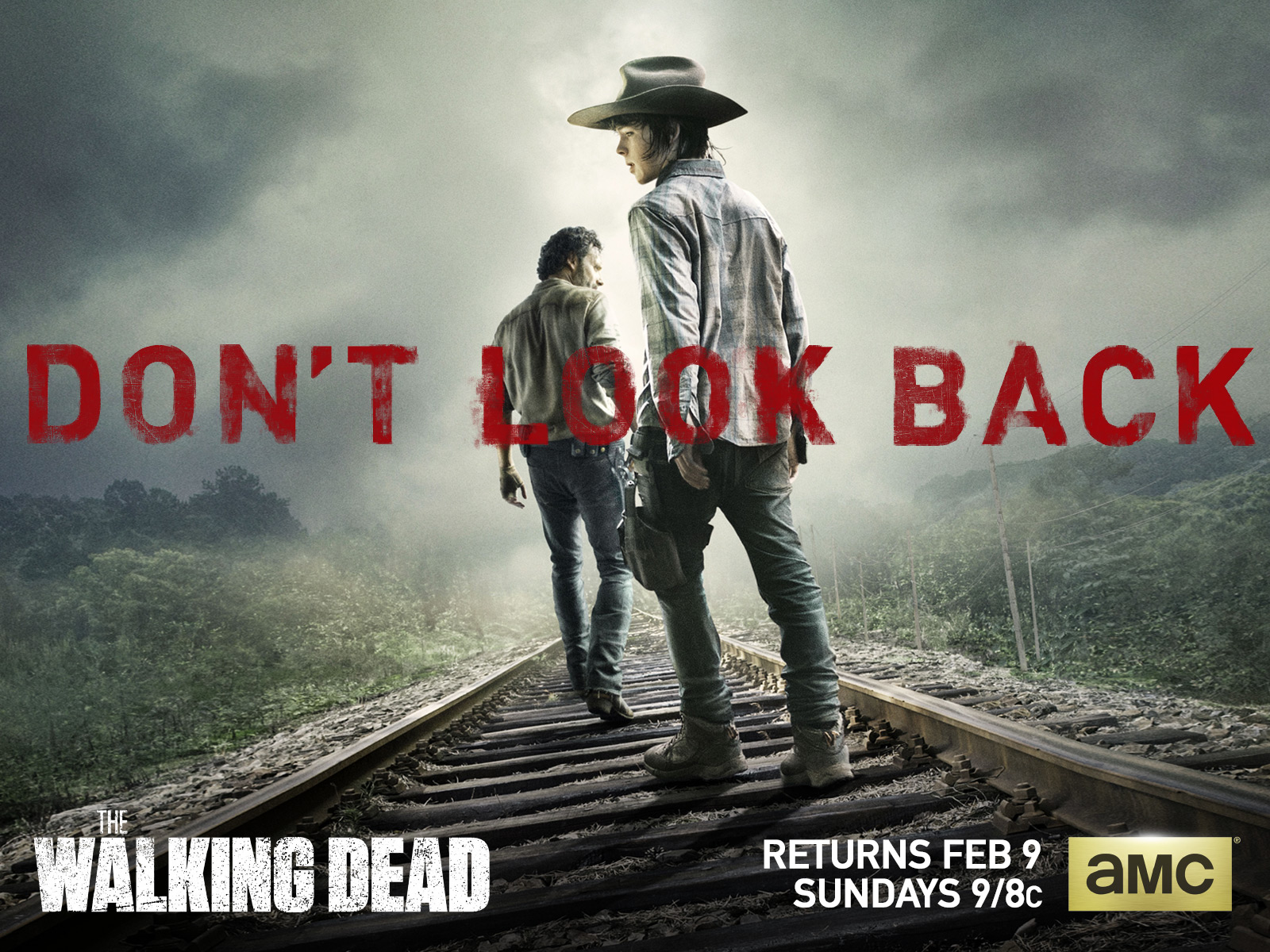  Walking Dead Season 4 wallpaper with Carl and Rick Movie Wallpapers