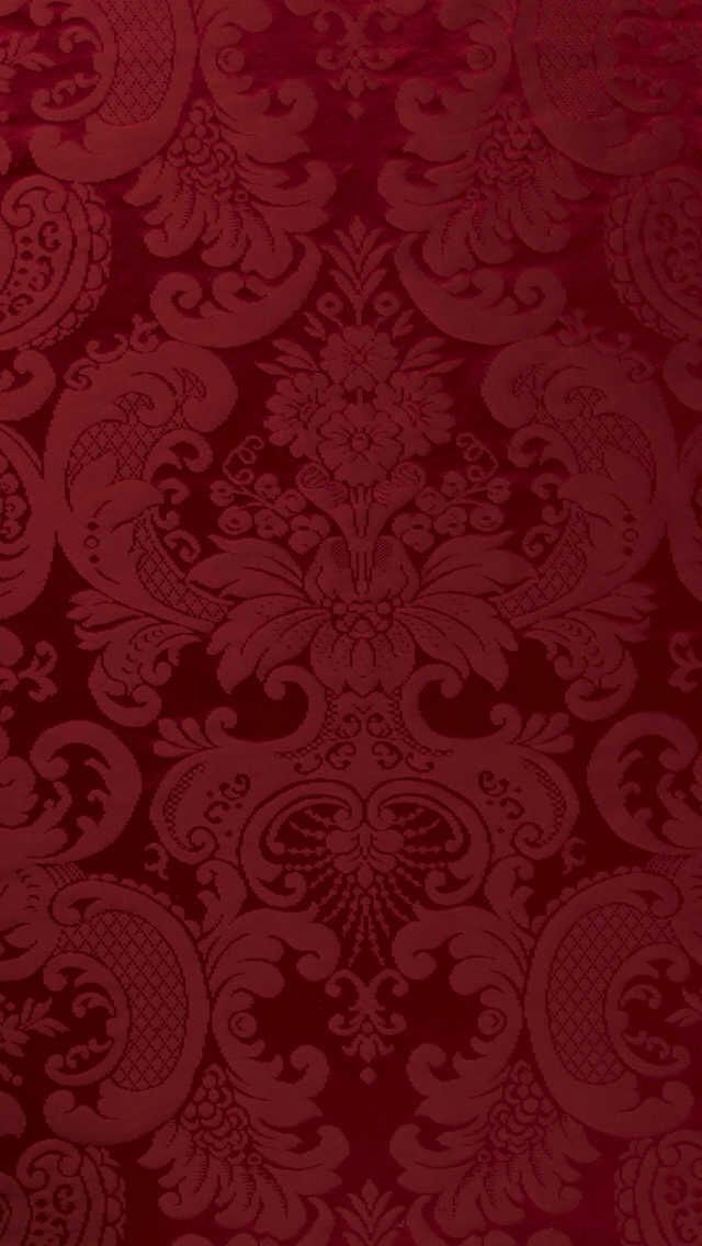 Crimson Pattern iPhone Wallpaper Vintage